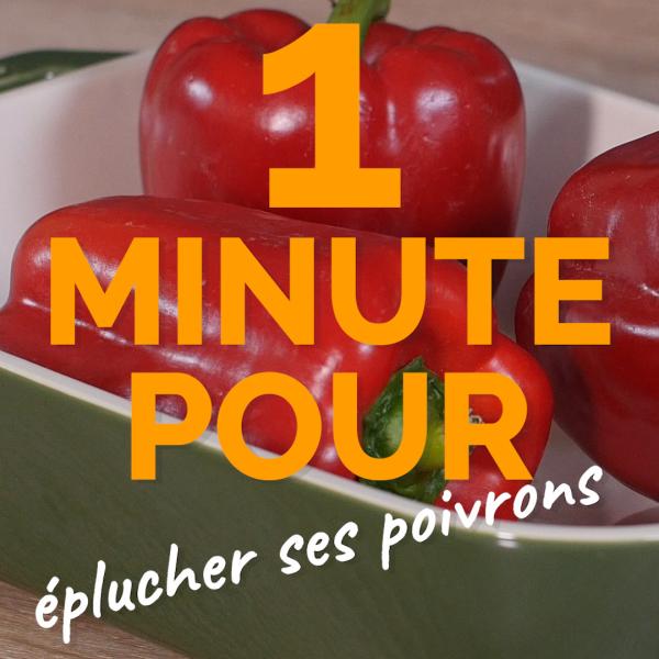 1 minute pour peler des poivrons facilement ? (vidéo) 