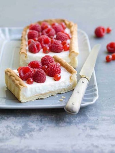 Recette Tarte Au Fromage Blanc Et Framboises 750g