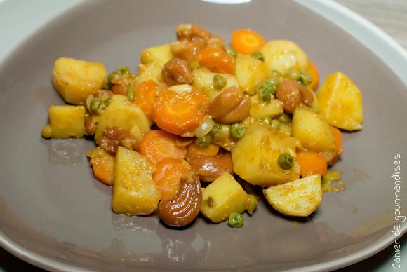 Recette Curry De Legumes Aux Pommes De Terre 750g