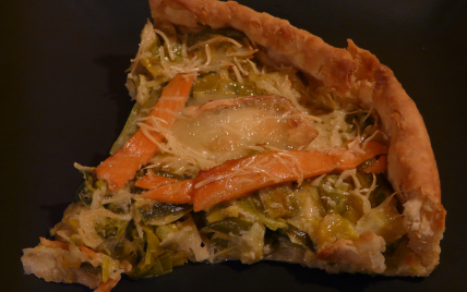 Tarte Aux Poireaux Saumon Fumé Et Fromage De Chèvre