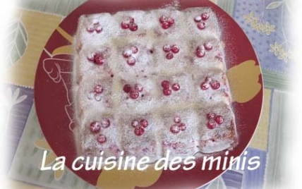 Recette Gateau Blanche Neige 750g