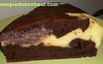 Recette Marbre Chocolat Corse Brousse Vanillee Inclusion De Cream Cheese A La Mure 750g