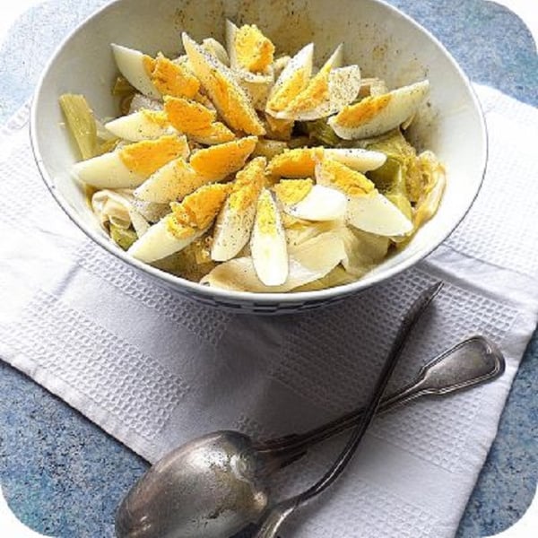 Salade de poireaux moutardée-image