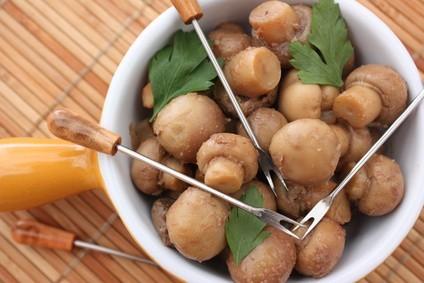 Champignons Au Vin Blanc