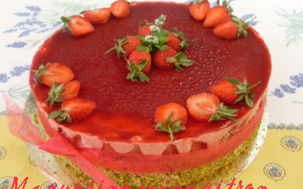 Recette Bavarois Fraises Pistache En Video