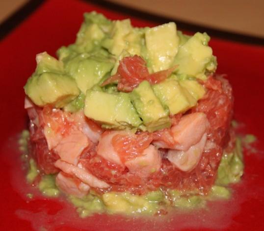 Recette Tartare De Saumon Avocat Et Pomelos 750g