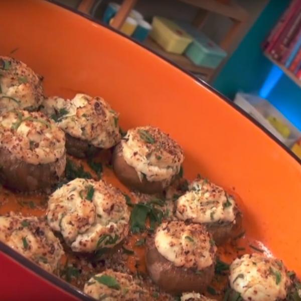 Recette Champignons Farcis Au Boursin En Video