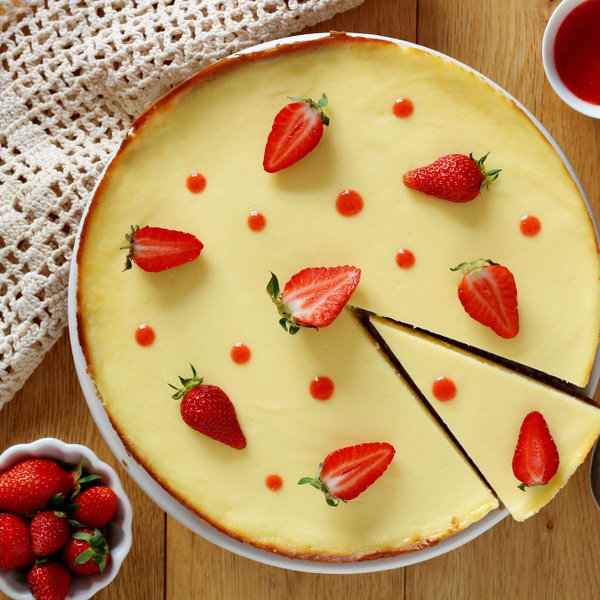 Recette New York Cheesecake Au Coulis De Fraises En Video