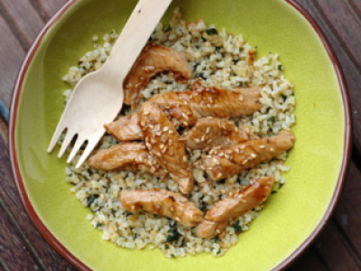 Recette Poulet Caramelise Au Miel Et Aux Graines De Sesame 750g