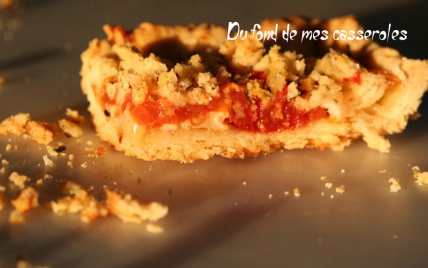 Recette Tarte Crumble Aux Tomates Confites Oignon Et Chevre 750g