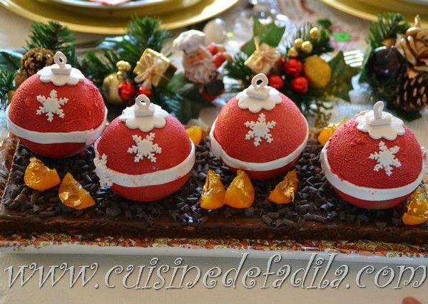 Bûches Boules De Noël