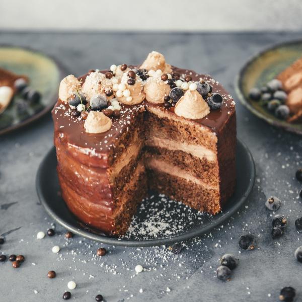 Layer Cake Au Chocolat Et Noix De Coco