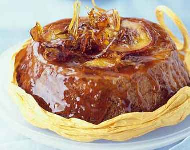 Recette Moelleux Caramelise Aux Peches 750g