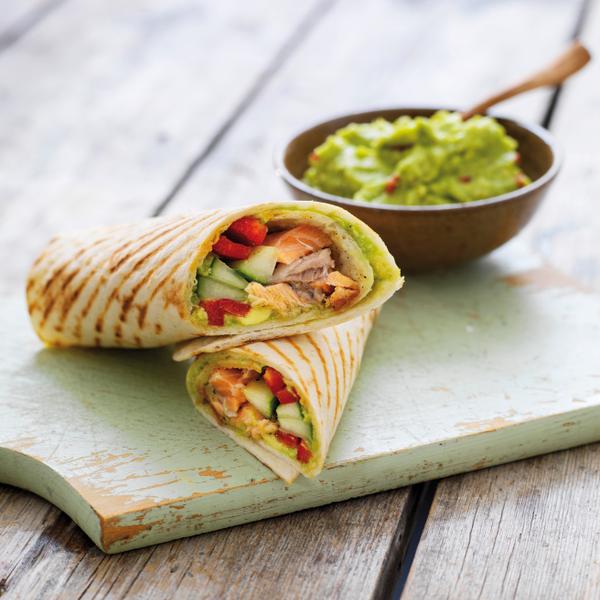 Recette Wraps De Saumon De Norvege Et Guacamole 750g