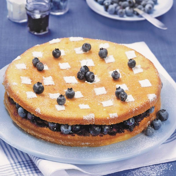 Recette Gateau Au Yaourt A La Confiture De Myrtilles En Video