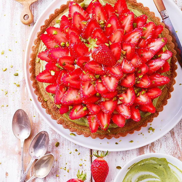 Recette Tarte A La Pistache Et Fraises Du Perigord Igp 750g