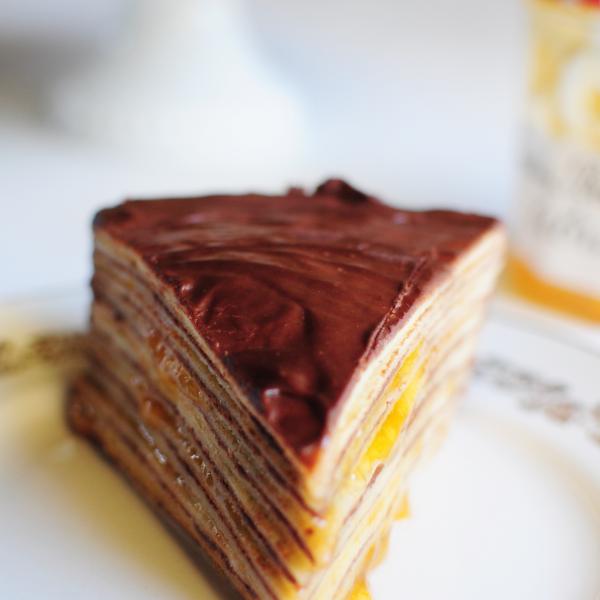 Recette Le Gateau De Crepes Abricots Et Chocolat Avec Bonne Maman 750g