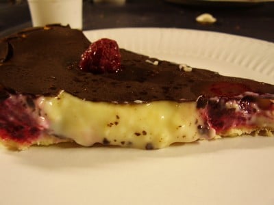 Tarte Chocolat Blanc Noix De Coco Et Framboises