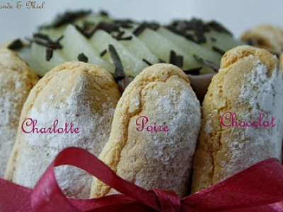 recette - charlotte chocolat poire | 750g