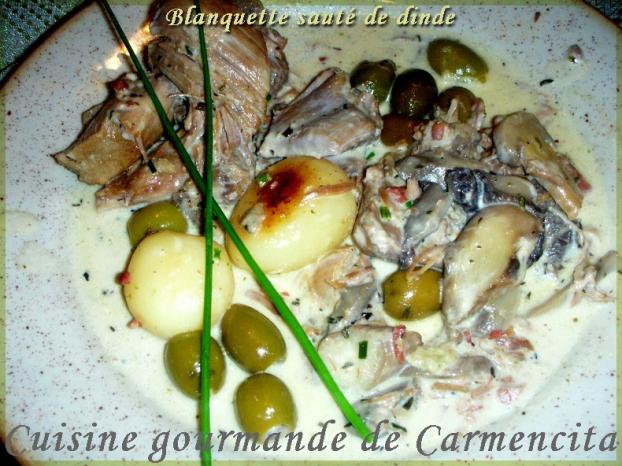 Recette Blanquette De Saute De Dinde 750g