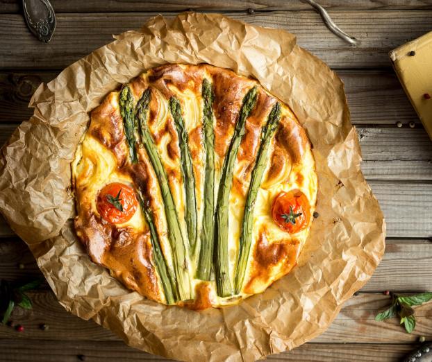 Recette - Quiche Aux Asperges & Tomates Cerise | 750g