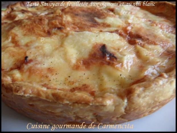 Recette Tarte Savoyarde Tarte Feuilletee Aux Oignons Et Au Vin