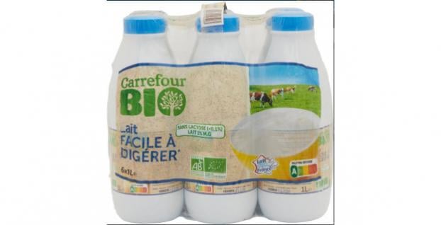 Rappel de produit chez Leclerc et Carrefour : vérifiez si votre bouteille de lait est concernée !