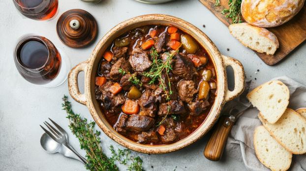 Bœuf bourguignon : combien de temps faut-il faire mijoter ce plat pour obtenir une viande vraiment fondante ?