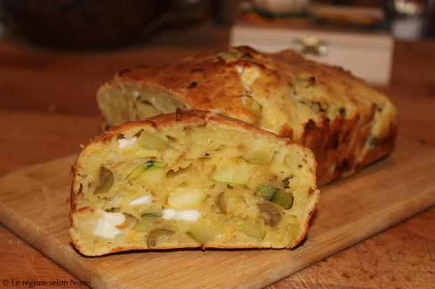 Recette Cake Sale Courgette Olives Et Feta 750g