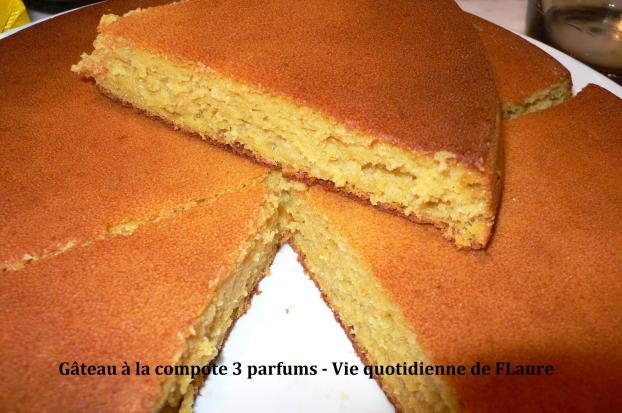 Gâteau à La Compote 3 Parfums