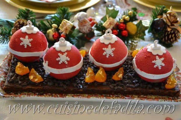 Bûches Boules De Noël