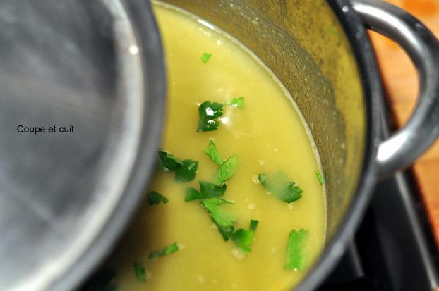 soupe de flageolets et de haricots verts