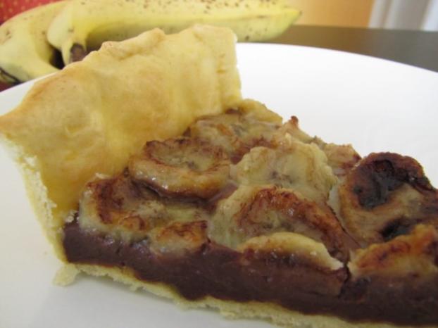 Recette Tarte Chocolat Banane Avec Sa Pate Maison 750g