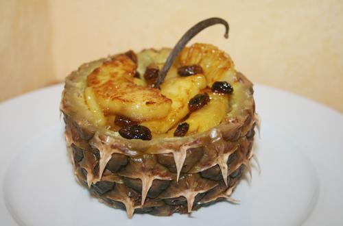 Recette Ananas Frais Caramélisé 750g