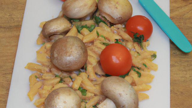 Macaronis tomates et champignons