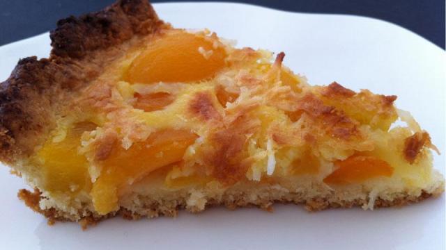 Tarte coco-abricots