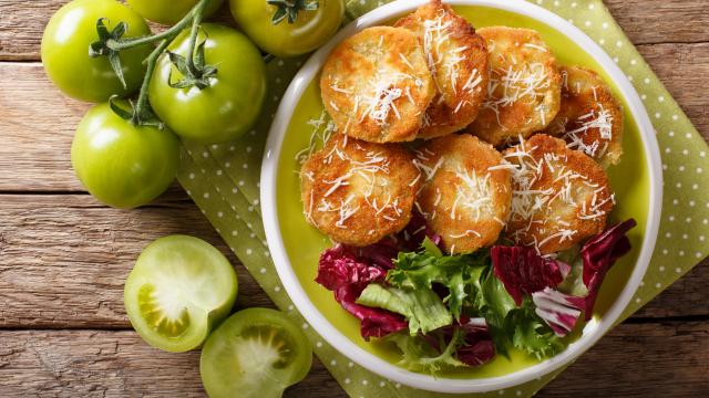 Beignets de tomates vertes