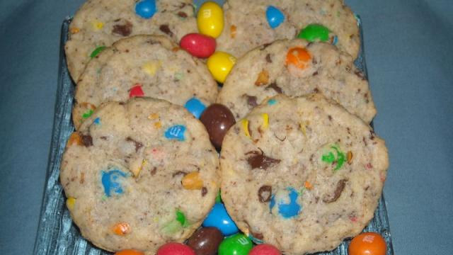 Cookies moelleux au m&ms