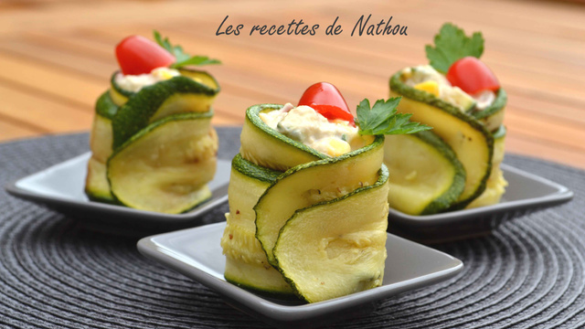 Recette Roulade de courgettes au thon - 750g.com