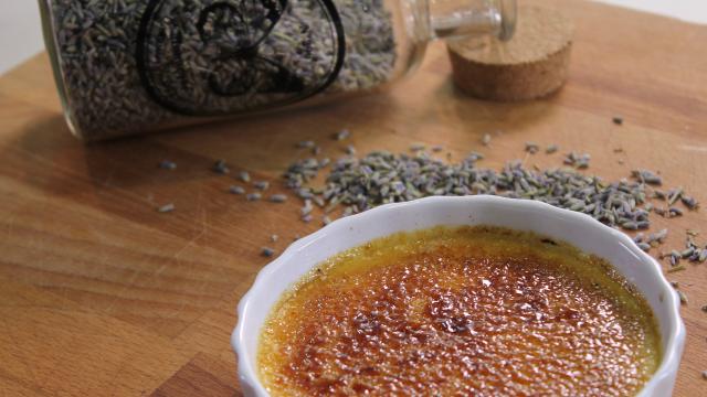 Crème brûlée à la lavande