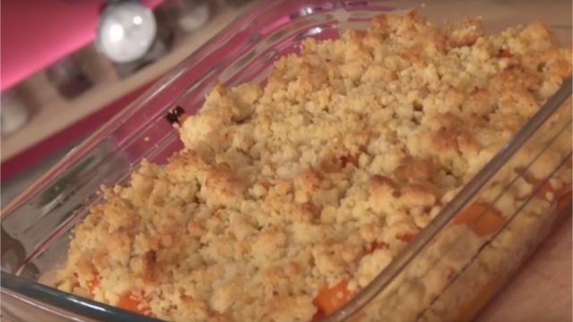 Crumble salé butternut-noisette