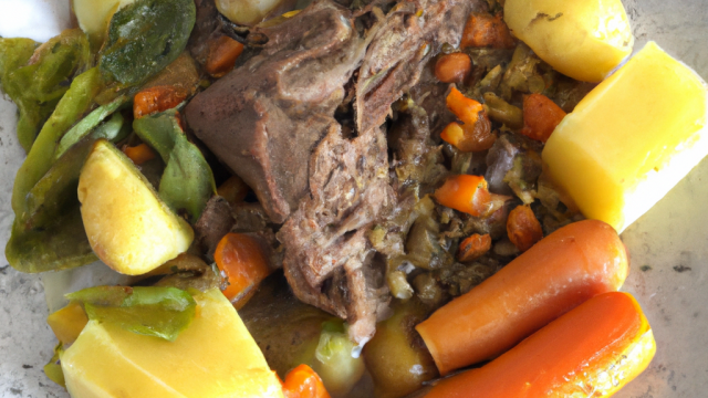 Gigot aux 3 légumes