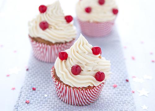 Cupcakes de Noël amandes et vanille