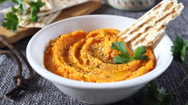 Houmous aux carottes