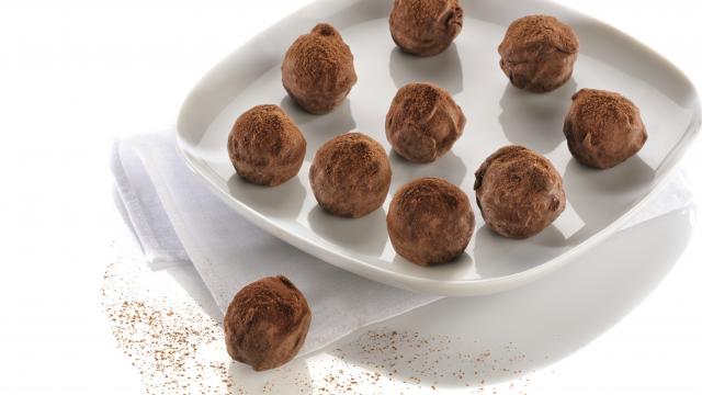 Boules de Noël au caramel