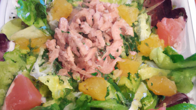 Salade de thon au pamplemousse