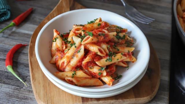 Penne all'Arrabbiata comme en Italie