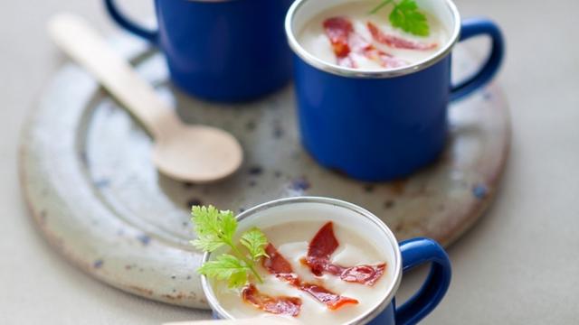 Velouté de chou-fleur au chorizo