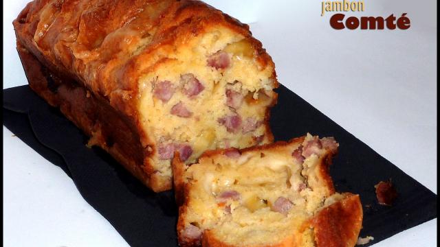 Cake jambon comté