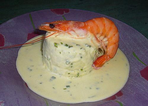 Terrine de poisson et noix de Saint-Jacques aux herbes